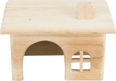 Produktbild von TRIXIE Haus, nagelfrei, Hamster, Holz, 15 x 11 x 15 cm