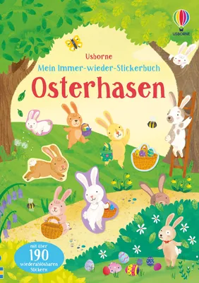 Produktbild von Mein Immer-wieder-Stickerbuch: Osterhasen