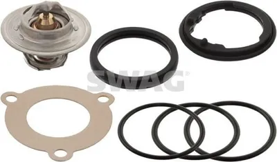 Produktbild von SWAG Thermostat Kühlmittel 87°C für VW GOLF VI (5K1) Golf V Schrägheck (1K1) TOURAN (1T1, 1T2) TIGUAN (5N) Passat Variant (3C5)