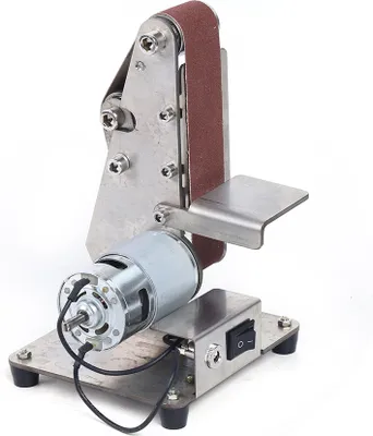 Produktbild von 100W Schleifer Bandschleifmaschine mit 895 Motor 4500-9000rpm Elektrische Bandschleifer Poliermaschine Standschleifer Schleifgerät Tellerschleifer