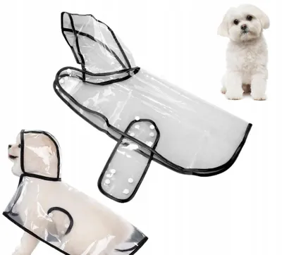 Obrázek produktu pro DKM Pláštěnka pro psa Transparentní Velikost S