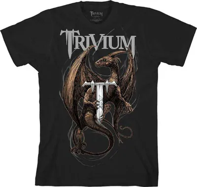 Produktbild von Trivium Perched Dragon Black S T-Shirt