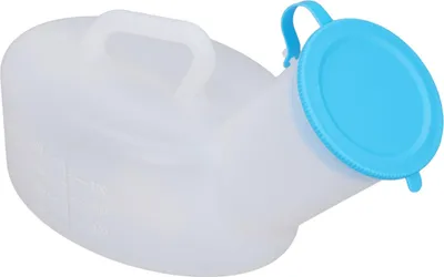 Productafbeelding van Urinoelfles met antilekfunctie, grote capaciteit, draagbaar, voor mannen en vrouwen, geschikt voor reizen en ziekenhuizen, 800 ml