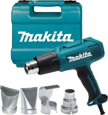 Produktbild von Makita HG5030K, Schwarz, Blau, 500 l/min, 500 °C, 350 °C, 350 °C, 500 °C