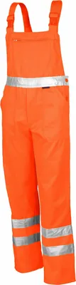 Produktbild von Qualitex Arbeitshose 'PRO Warnschutz'' in warnorange, Größe: 25 - Bundhose - Warnschutz Werkstatthose