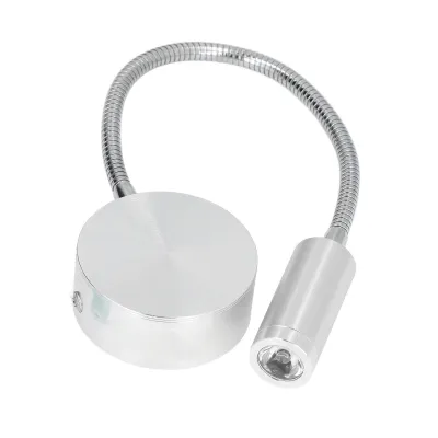 Obrázek produktu pro LED reflektor 3W 4000K pracovní čtení nástěnné světlo hliník s husím krkem pro vnitřní kancelář škola 85-265V