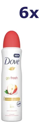 Produktbild von 6x Dove Deospray – Go Fresh Apfel & Weißer Tee 150 ml
