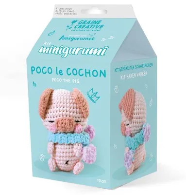 Obrázok produktu pre Súprava na výrobu minigurumi prasiatka – Graine Creative