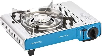 Immagine prodotto di Campingbistro XL Blauw: barbecue a gas da campeggio