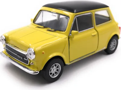 Immagine prodotto di Onwomania Modellauto Mini Cooper 1300 Oldtimer Gelb Auto Mst. 1:34-39