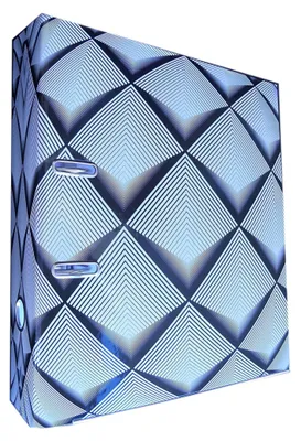Produktbild von ADINA Motivordner Monochrom Diamant Geoemtrie-Muster