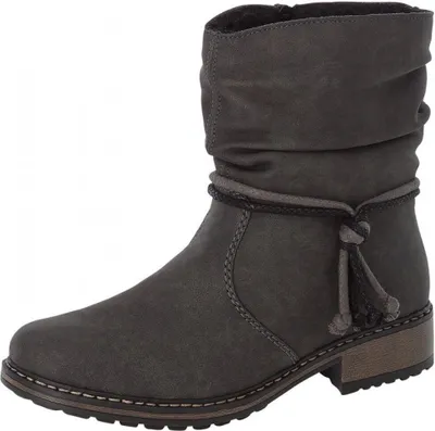 Produktbild von Rieker Damen Stiefelette Boots Warmfutter Z6893-45 , Größe:39 EU, Farbe:Grau