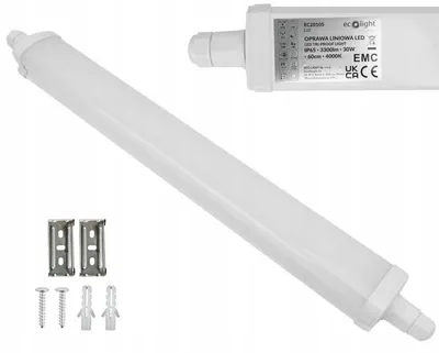 Obrázek produktu pro EcoLight EC20105, LED svítidlo do vlhkých prostor, 60 cm, stupeň krytí IP65