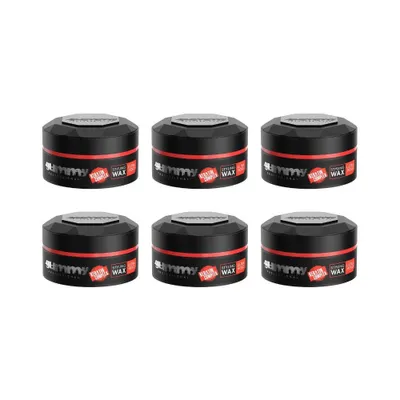 Produktbild von 6X Fonex Gummy Professional Styling Hairwax Ultra Hold 150ml Haarwachs Glanz Rot