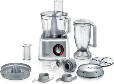 Produktbild von Bosch MC812S820 Küchenmaschine 1250 W 3,9 l Edelstahl  Weiß