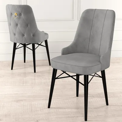 Produktbild von Cressa - Stuhl, Grau, 6 Stühle