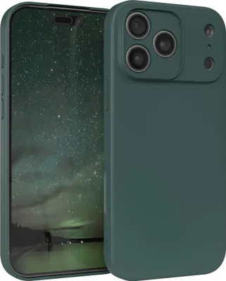 Produktbild von EAZY CASE - TPU Hülle für Apple iPhone 17 Pro Max, TPU Case stoßfeste Handyhülle, weiches Cover mit Kameraschutz, Silikonhülle in Grün