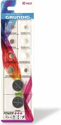 Produktbild von GRUNDIG Knopfzellen-Set 10-teilig