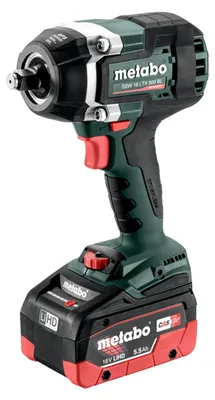 Produktbild von Metabo SSW 18 LTX 800 BL Akku Schlagschrauber 18 V 800 Nm 1/2" ( 602403660 ) Brushless + 2x Akku 5,5 Ah + Ladegerät + metaBOX