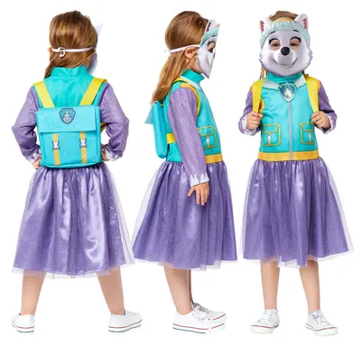 Paw Patrol Everest Kostüm für Mädchen, 3-4 Jahre