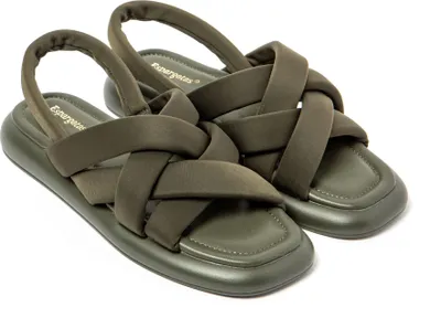 Immagine prodotto di ESPARGATAS Sandali antiscivolo donna scarpe comode da spiaggia/piscina/urbano verde militare 36 EU-UEYAK