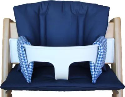 Produktbild von Sitzkissen Ersatzkissen für Stokke 4tlg blau uni Treppenhochstuhl
