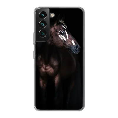 Produktbild von MuchoWow® Handyhülle Schutzhülle Hülle für Samsung Galaxy S22 Pferd - Flecken - Licht Silikon Softcase Handy Hülle - Mobiltelefonhülle