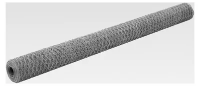 Produktbild von Drahtzaun aus verzinktem Stahl 25x1,5 m Silber
