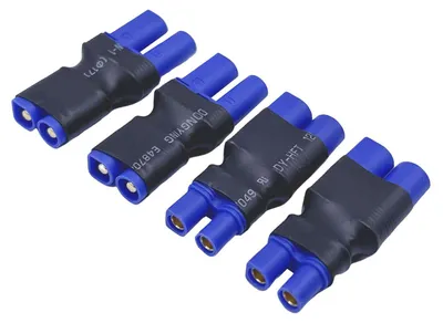Adapter EC3 auf EC5, 4 Stück, für RC Lipo Akkus