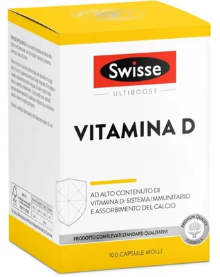 Produktbild von SWISSE Vitamin D, 100 Weichkapseln