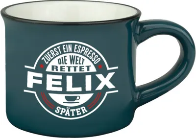 Produktbild von Persönliche Espressotasse Mokkatasse - Felix