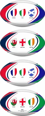 Produktbild von Gioco Rugbyball International Tournament - Größe 5 - langlebiges Spielzeug