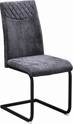Produktbild von CasaDolce Esszimmerstuhl AMINOTO, 4-er Set, 60x42x94 cm, Anthrazit, Mikrofaser