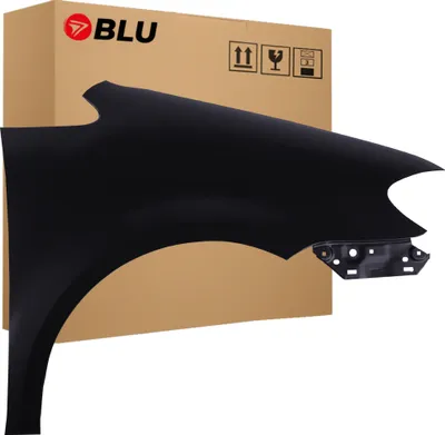 Immagine prodotto di BLU Parafango compatibile con VW Volkswagen Touran 1T2 LC9Z Destra Schwarz BlackMagic | 2007-2010 | Anteriore | Verniciato | Pronto per il montaggio | Acciaio