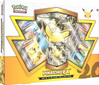 Immagine prodotto di Pokemon rosso e blu collezione Pikachu-EX Box