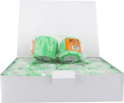 Produktbild von 12er Pack Easy Flex Haftbandage hellgrün 5cm x 4,5m – Elastischer Verband für Sport & Alltag