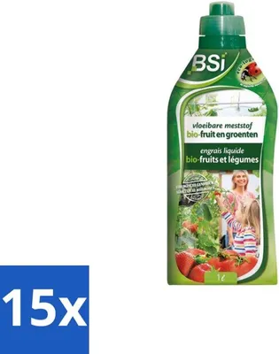 Produktbild von -Fruchtmehl & Gemüsemist - Natürlicher Wachstum & Ertrag - 1 L - Großpackung - 15 Stück