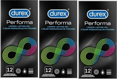 Produktbild von 36 Stück Durex Performa Kondome Aktverlängernd länger andauerndes Sexvergnügen