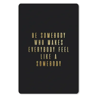 Produktbild von MuchoWow® Mauspad Mousepad Zitat - Sprichwörter - Gold - Schwarz 40x60 cm - Mousepads - Maus Mat - Pad - Mausunterlage - Schreibtisch Accesoire