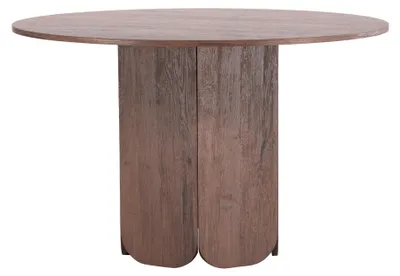 Image de Tekla table de salle à manger Ø120 cm moka.