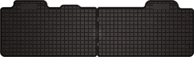 Immagine prodotto di Tappetini auto in gomma adatto per Peugeot Traveller (2016-, van 2ª fila) neri, set 2 pz, con fissaggi
