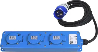 Productafbeelding van CEE drievoudige Schuko-stopcontact, 1,5 meter