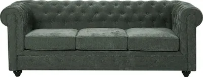Produktbild von CHESTERFIELD 3-Sitzer-Sofa in grünem Stoff