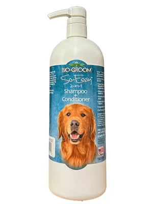 Produktbild von BIOGROOM So-Easy 2-in-1 Hundeshampoo + Pflegespülung, 12:1 Konzentrat - 946 ml