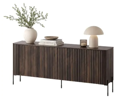 Produktbild von Laion - Sideboard, 190x40x80h cm Walnussbraun, 4 Regale