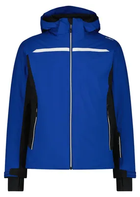 Productafbeelding van CMP heren ski-jas van twill met afneembare capuchon, blauw, maat 50