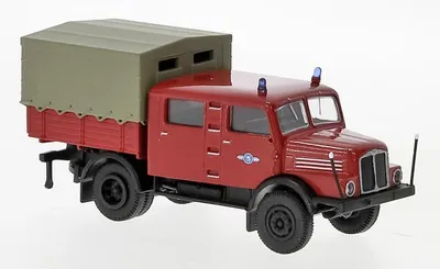 Produktbild von Brekina LKW IFA S 4000-1 Bautruppwagen 2. Version Feuerwehr 71763