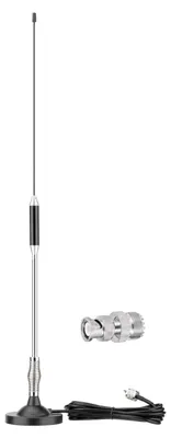 CB-Funk-Antenne 66 cm, 27 MHz, 3 m Kabel, PL259 & BNC