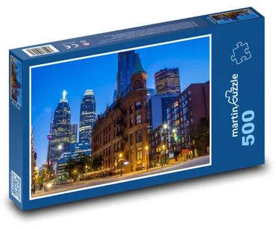Obrázok produktu pre Puzzle 500 Toronto - Kanada, mesto - martinpuzzle
