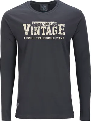 Produktbild von Übergrößen Longshirt Vintage beige AHORN SPORTSWEAR Iron Grey 6XL